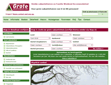 Tablet Screenshot of grote-vakantiehuizen.com